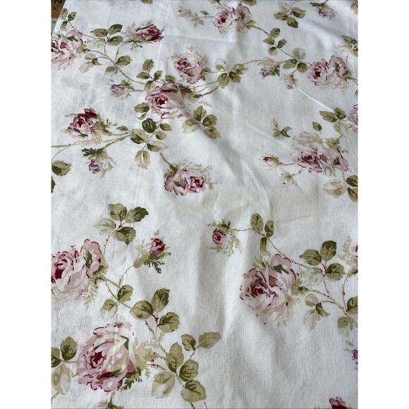 Piper & Wright Rosalie Valance Curtain Straight 86"x19 Floral Cottagecore Lace - Picture 11 of 12